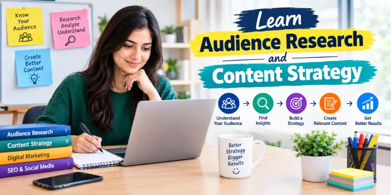 Learn Audience Research and Content Strategy to create relevant and engaging content.