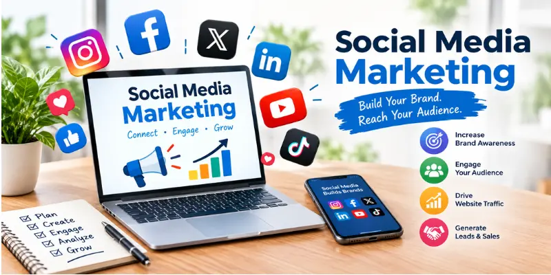 Social media marketing strategy for engaging customers on online platforms