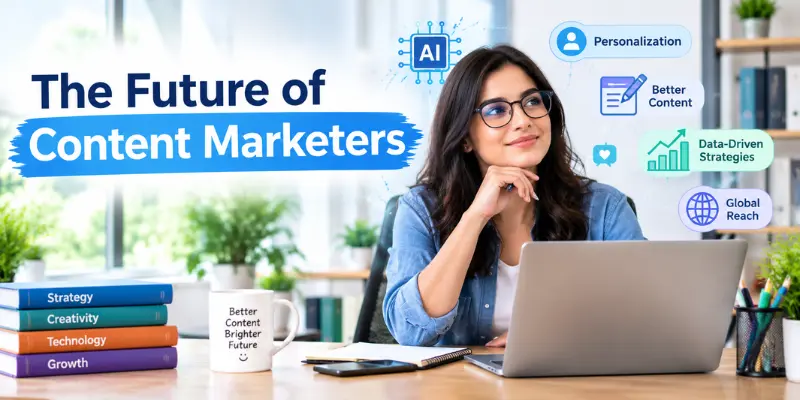 Content Marketers: Roles, Skills, and Business Impact Content marketers using AI tools, digital analytics, and creative technology to develop future-focused marketing strategies.